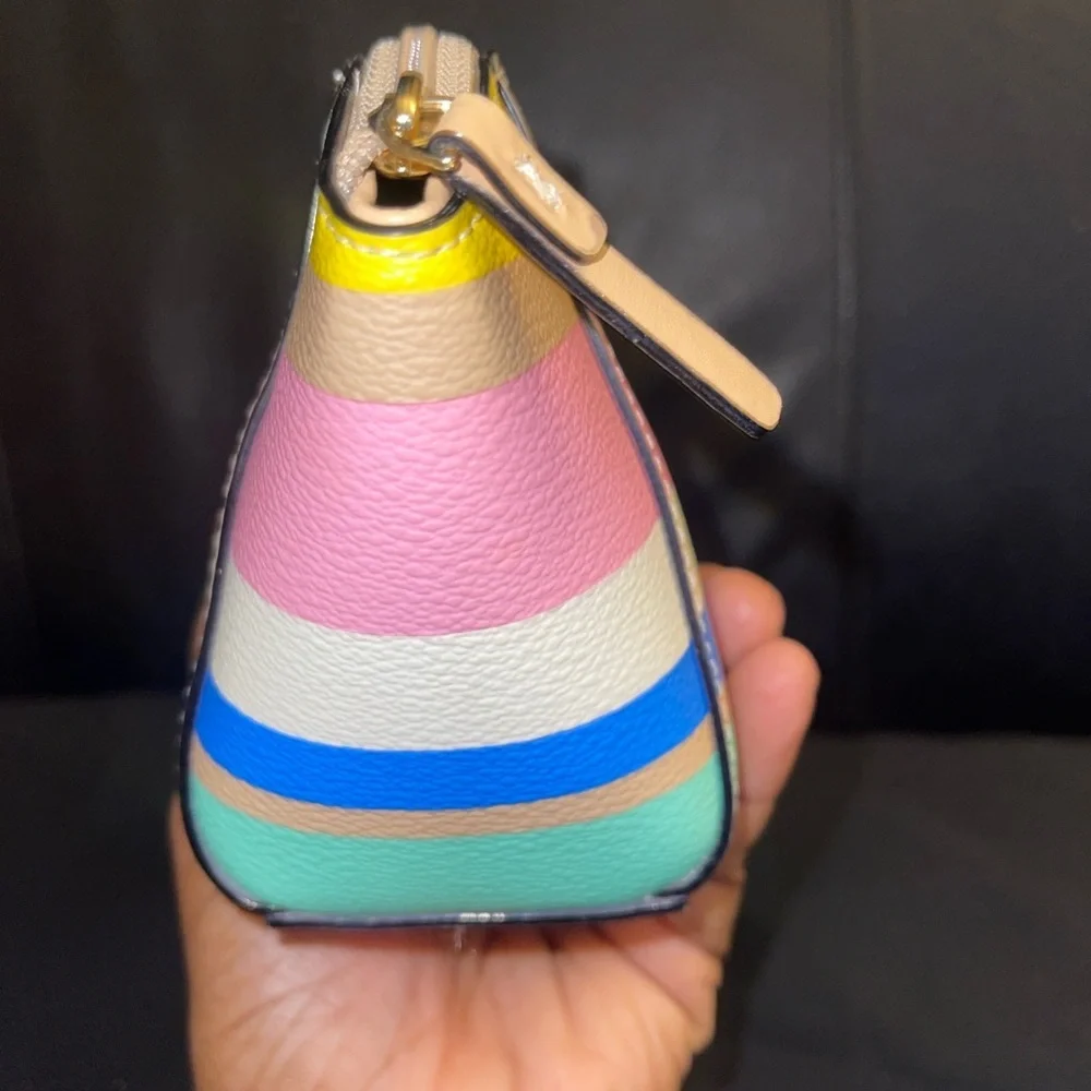 Kate Spade Colorful Striped Cosmetic Bag
